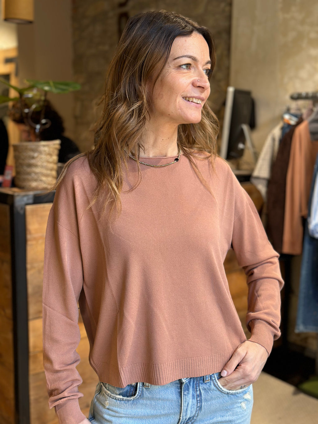 Scollo Barca Cuoio _MI.LE. for soku