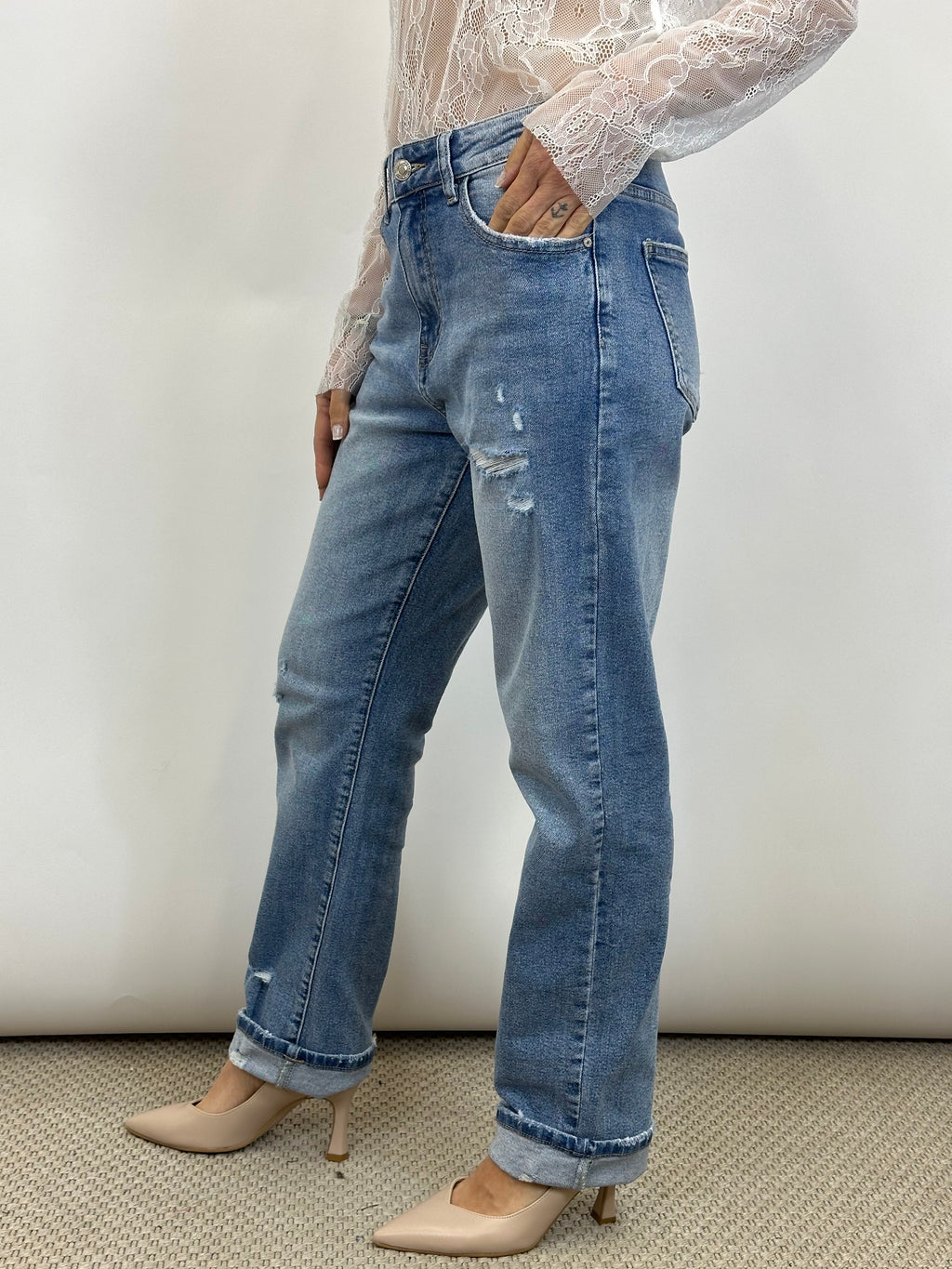 Jeans con Risvolto _ MI.LE. for soku