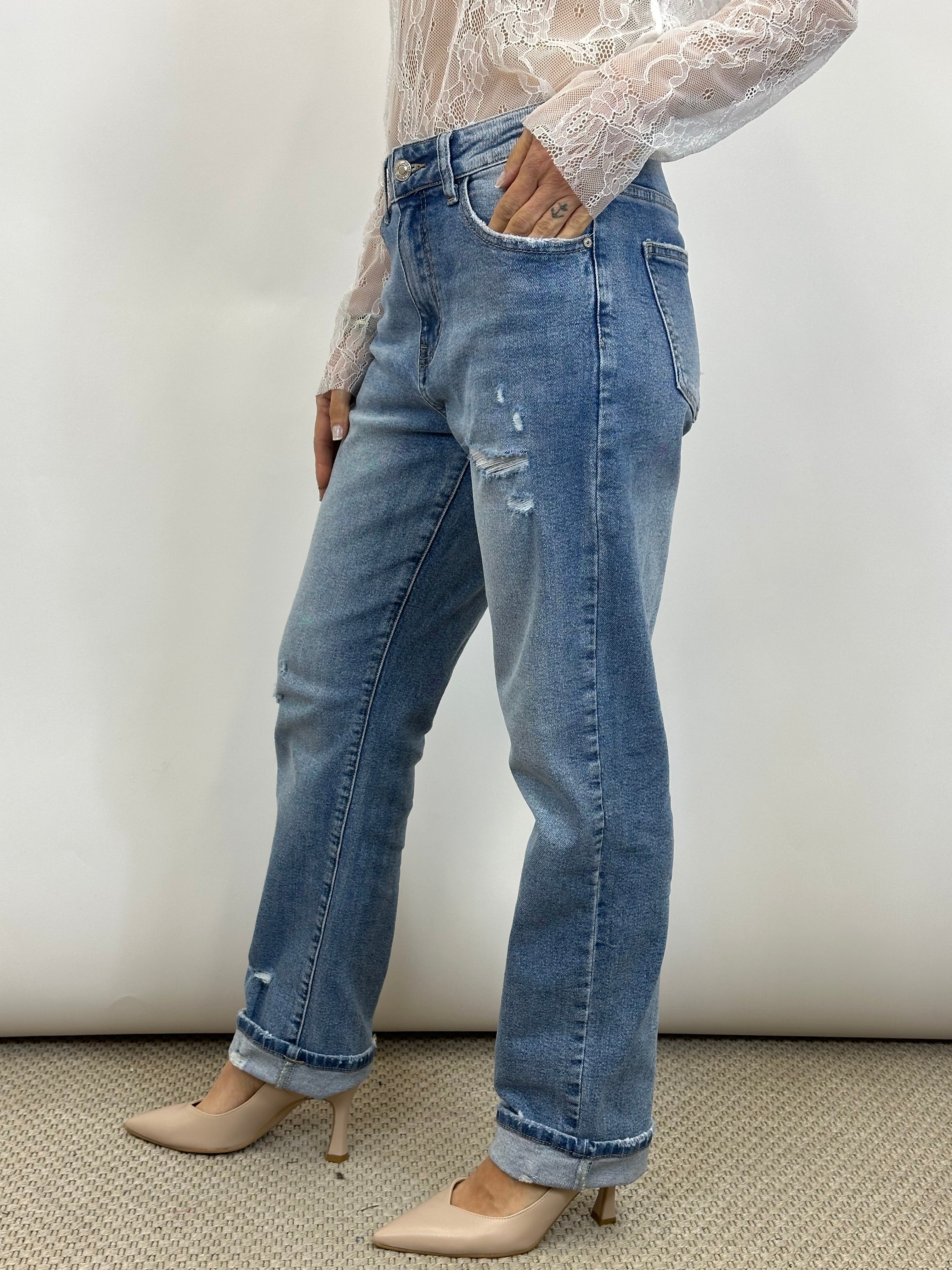 Jeans con Risvolto _ MI.LE. for soku