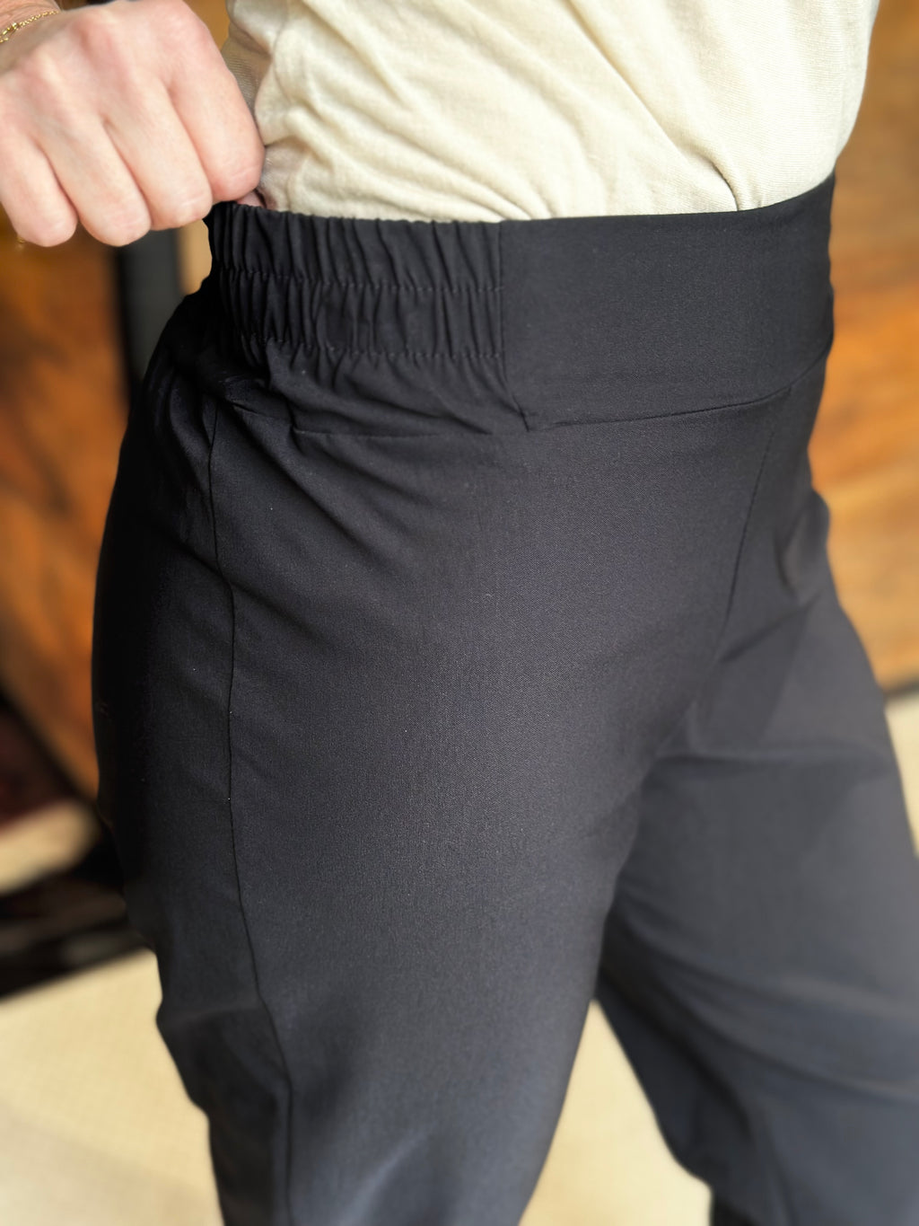 Pantalone Dritto Nero _ Karma