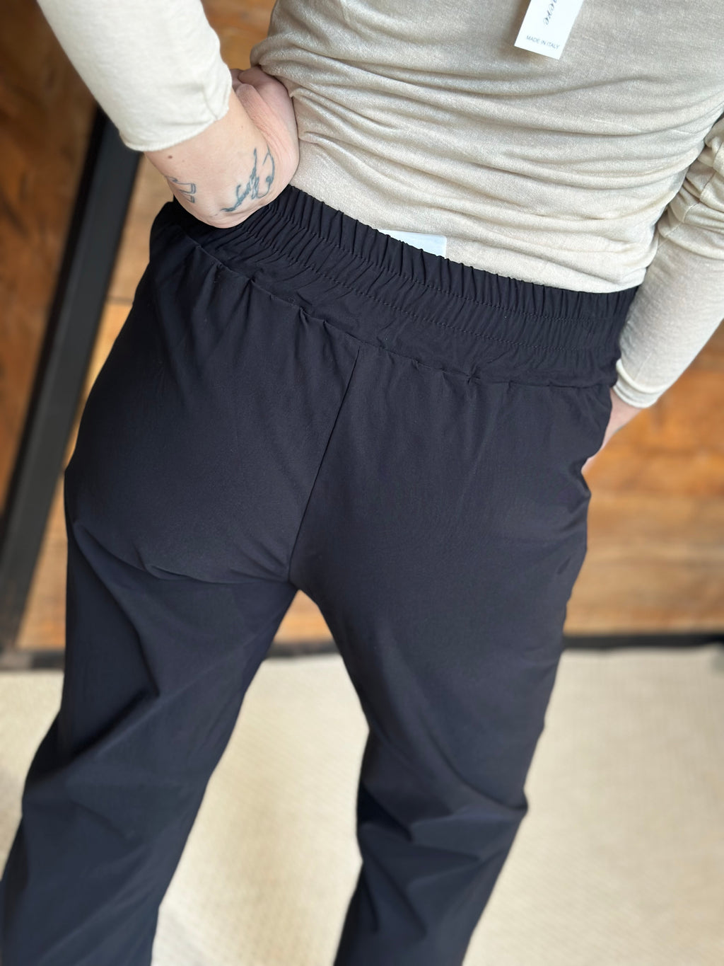 Pantalone Dritto Nero _ Karma