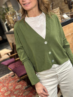Cardigan Corto Verde _ MI.LE. for soku