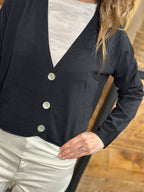 Cardigan Corto Nero _ MI.LE. for soku