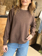 Maglia Cuciture Marrone _ MI.LE. for soku