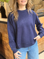 Maglia Cuciture Blu _ Mi.LE.for soku