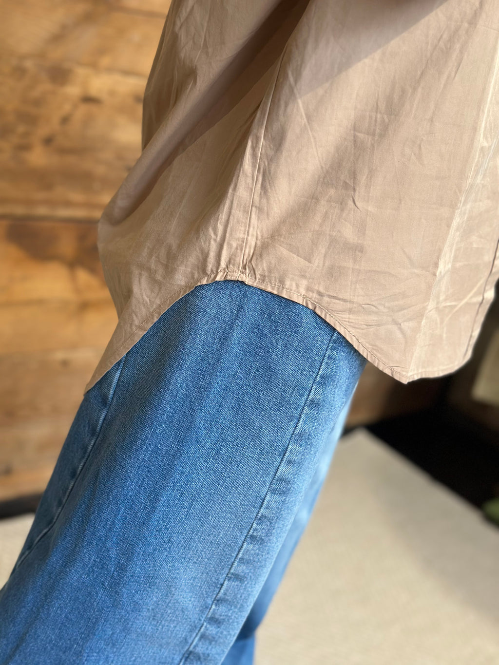 Camicia Basic Camel _ MI.LE. for soku