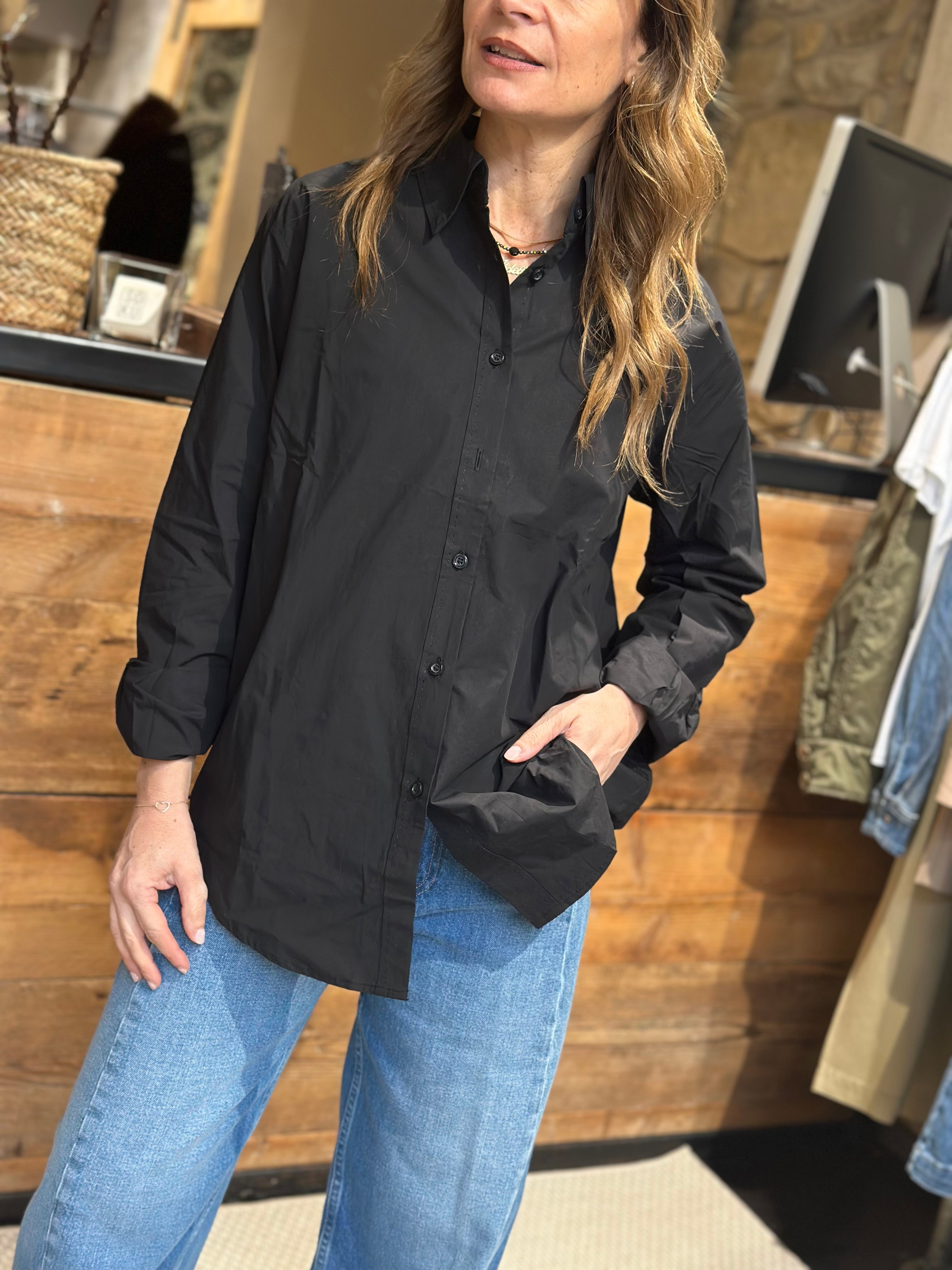 Camicia Basic Nero _ MI.LE. for soku