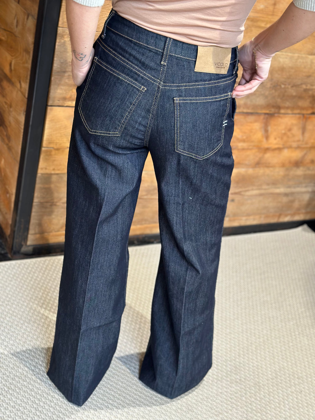 Jeans Elena Blu Scuro _ Vicolo