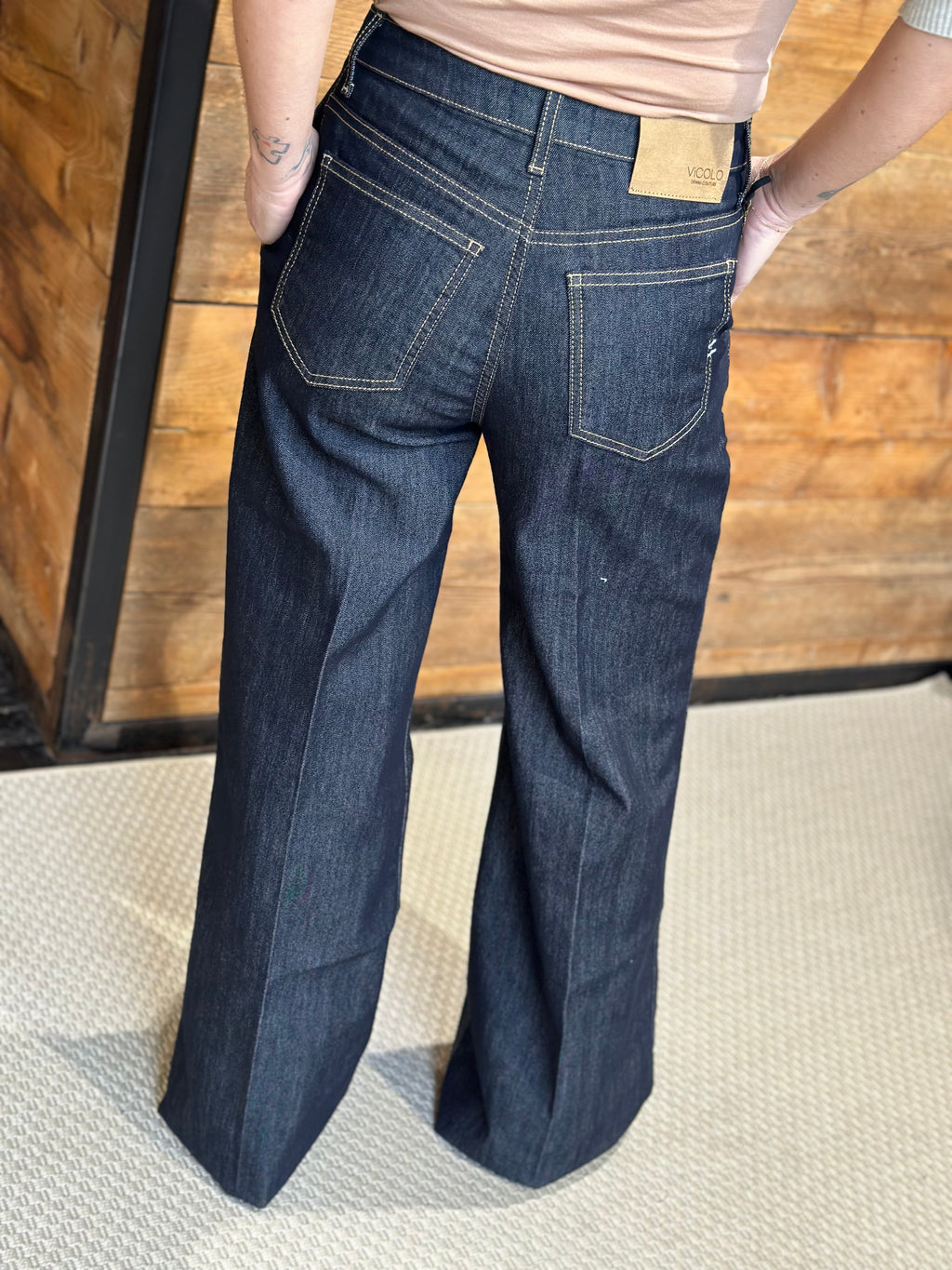 Jeans Elena Blu Scuro _ Vicolo