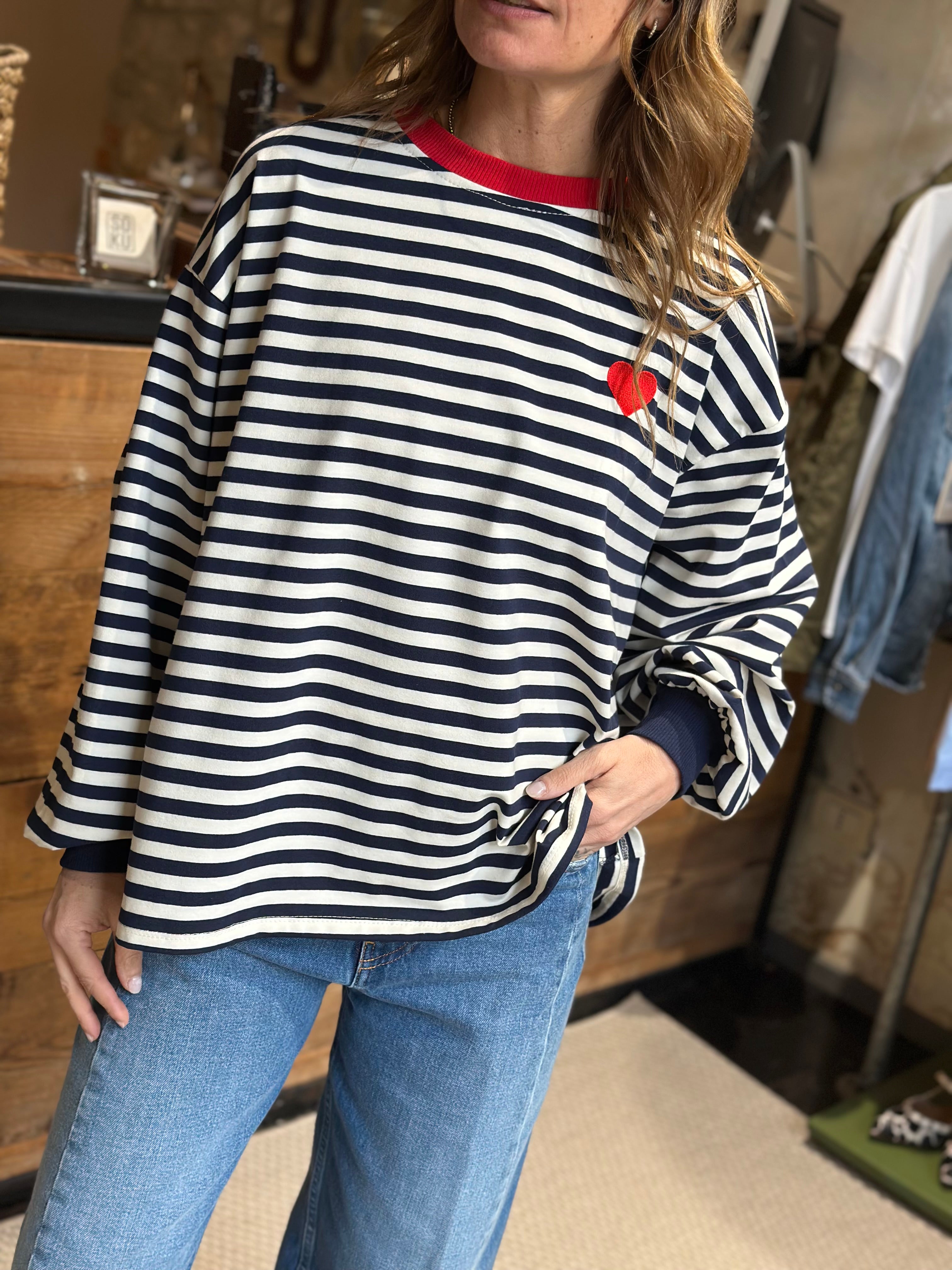 Maglia Cuore Blu _ MI.LE. for soku