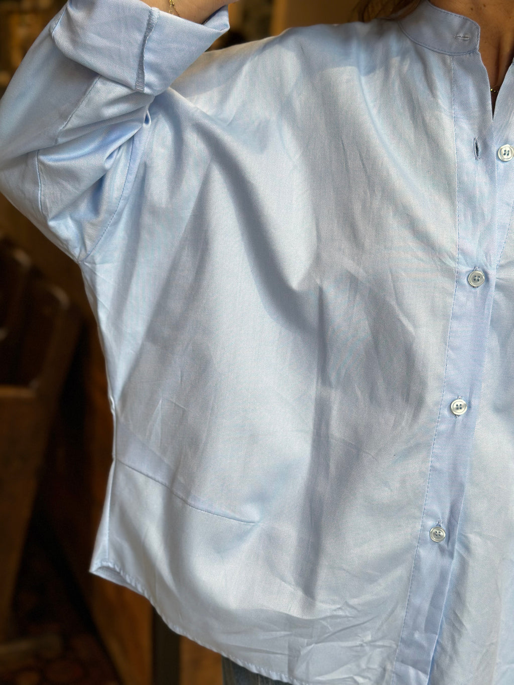 Camicia Oxford Celeste _ Karma
