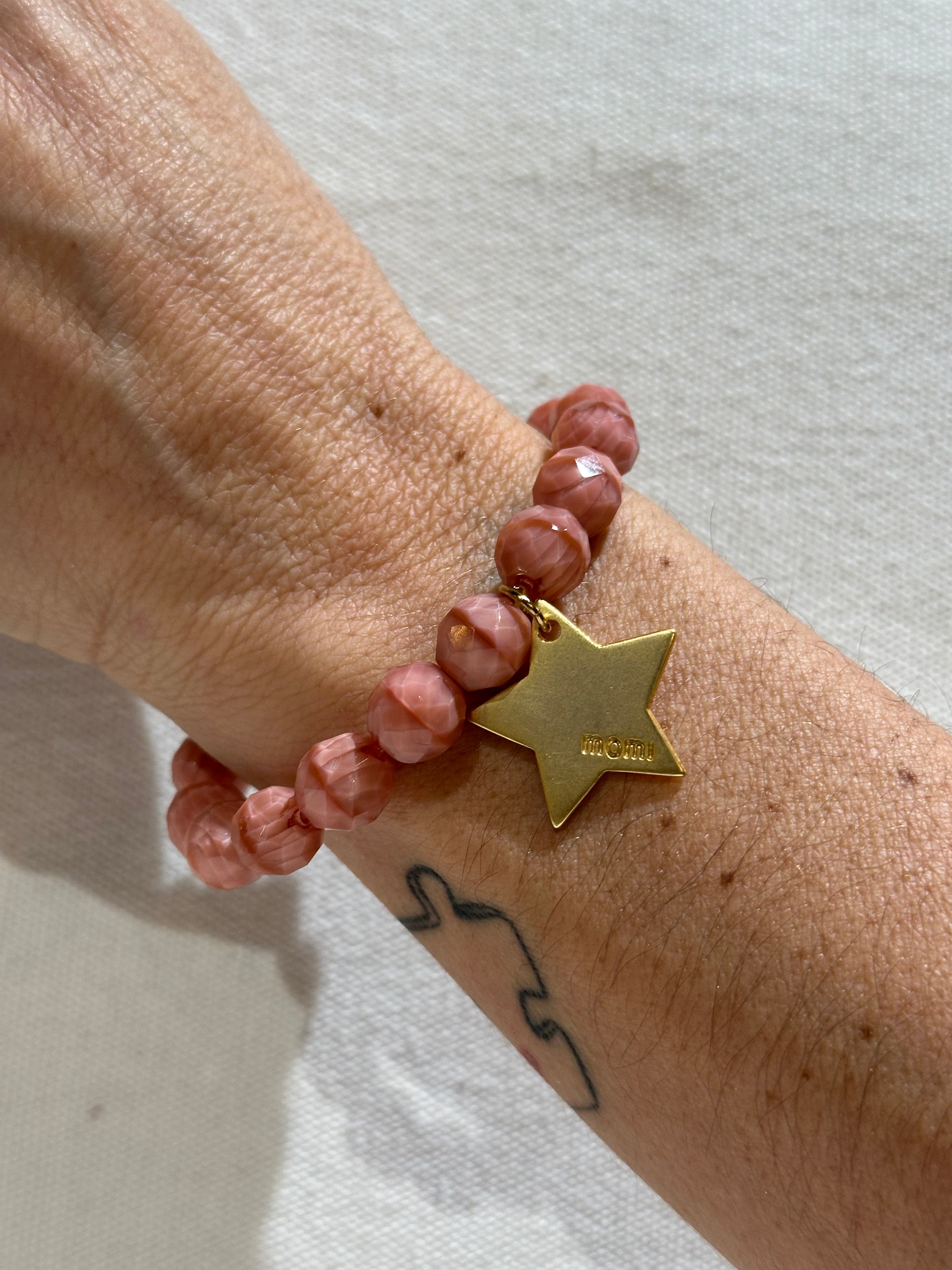 Bracciale Cristallo Rosa_ Momi