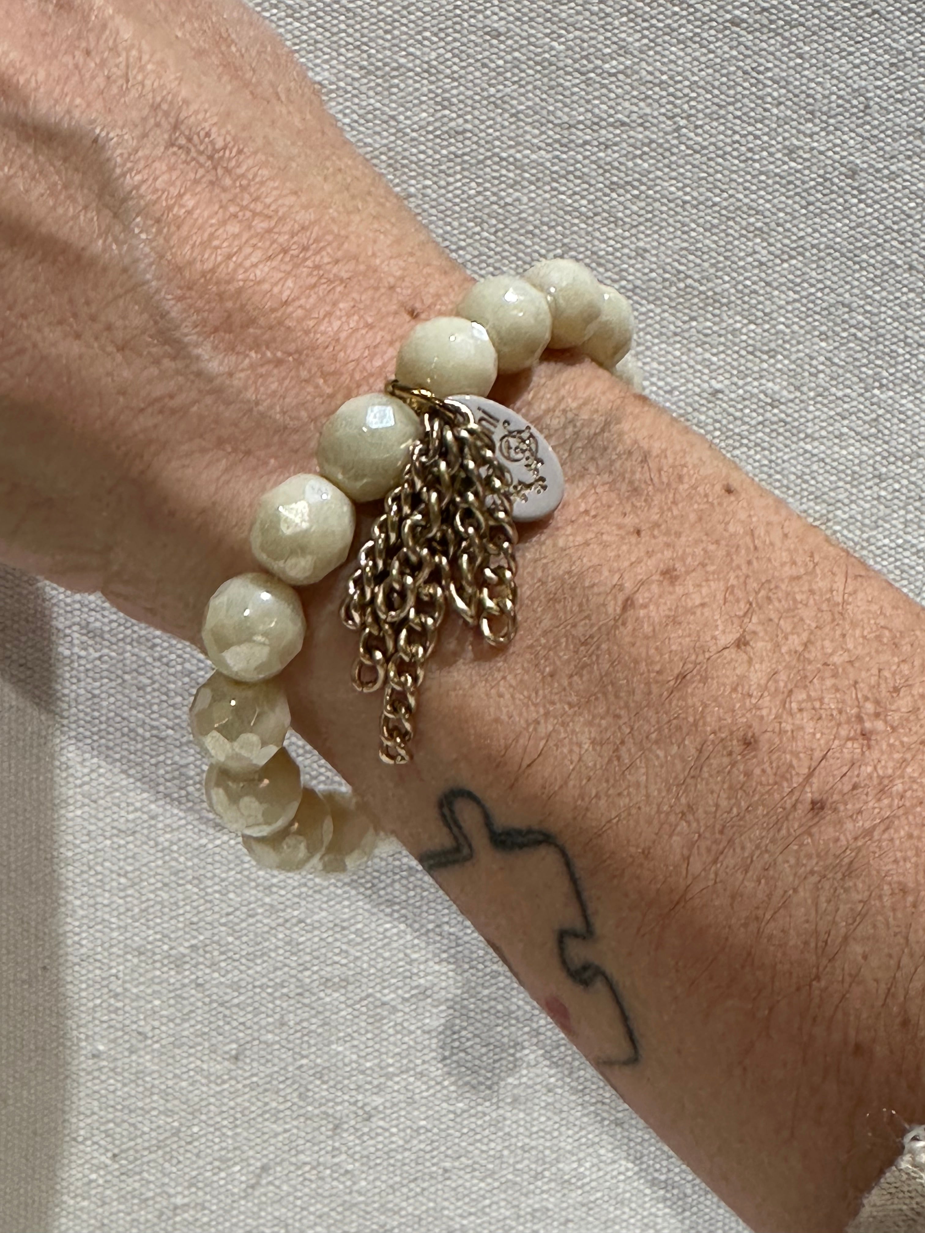 Bracciali Cristallo Avorio _ Momi