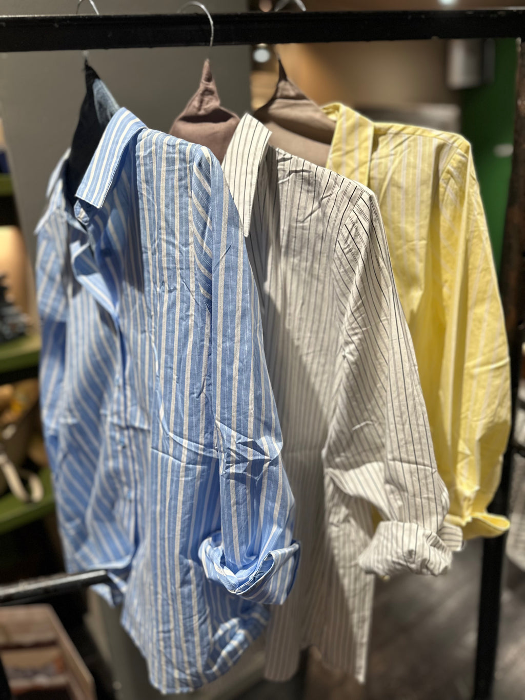 Camicia Rigata Gialla _ MI.LE. for soku