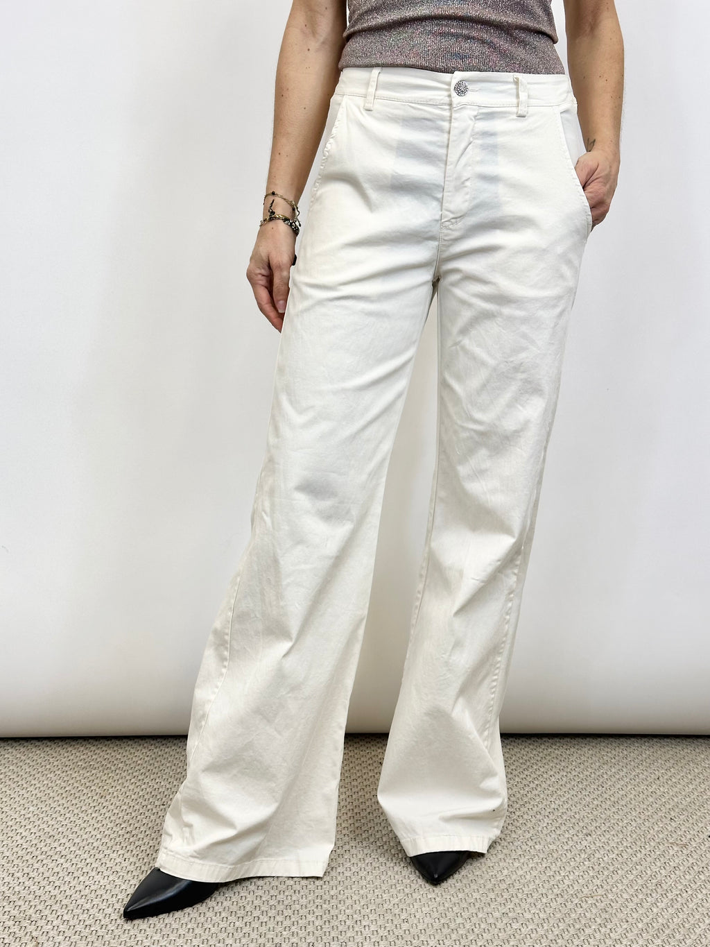 Pantalone Palazzo Panna _ MI.LE. for soku