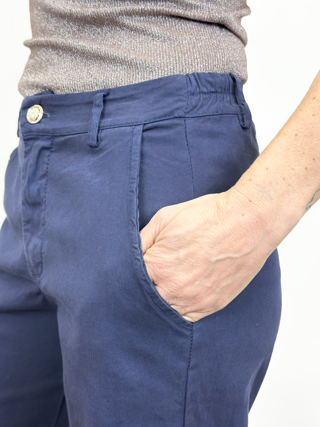 Pantalone Palazzo Blu _ MI.LE. for soku