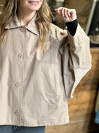 Trench Corto Beige _ Souvenir