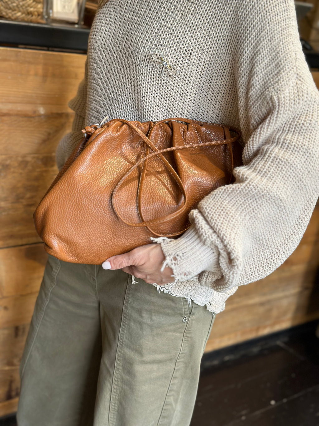Borsa Clutch Cuoio _ Soku
