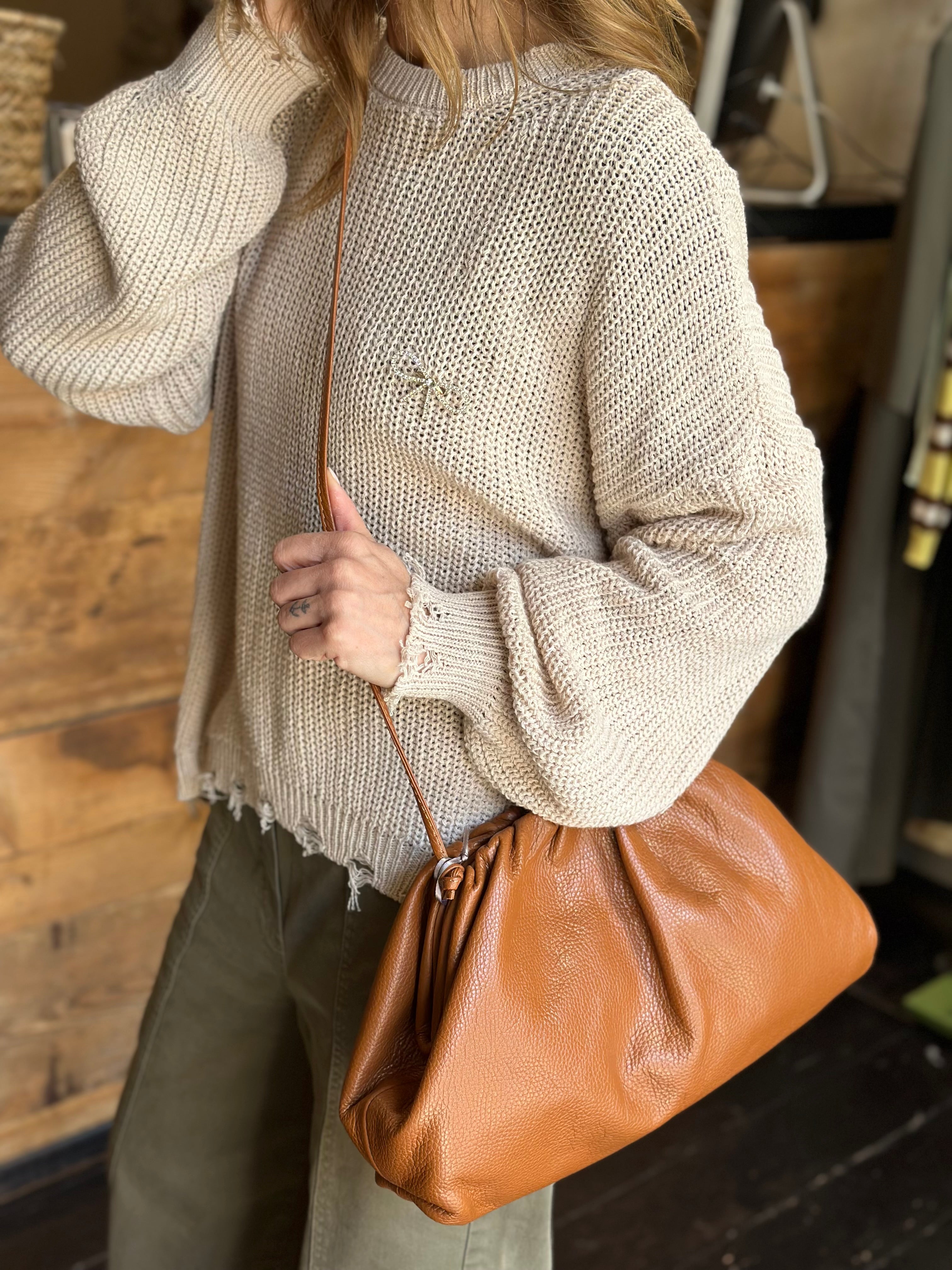 Borsa Clutch Cuoio _ Soku
