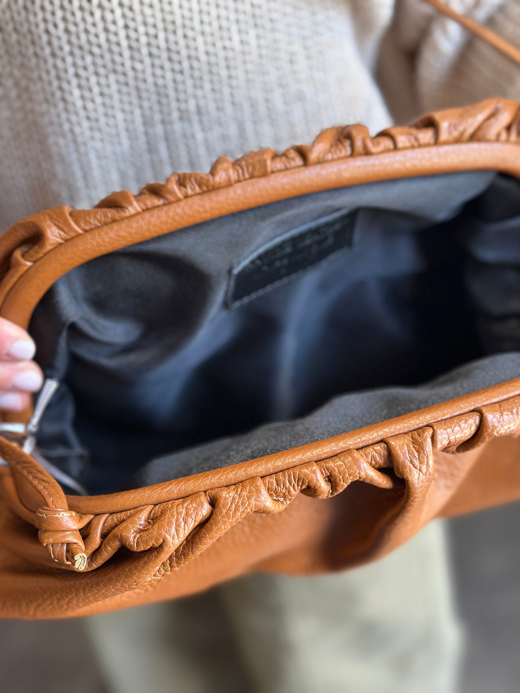 Borsa Clutch Cuoio _ Soku