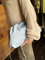 Borsa Clutch Celeste _ Soku