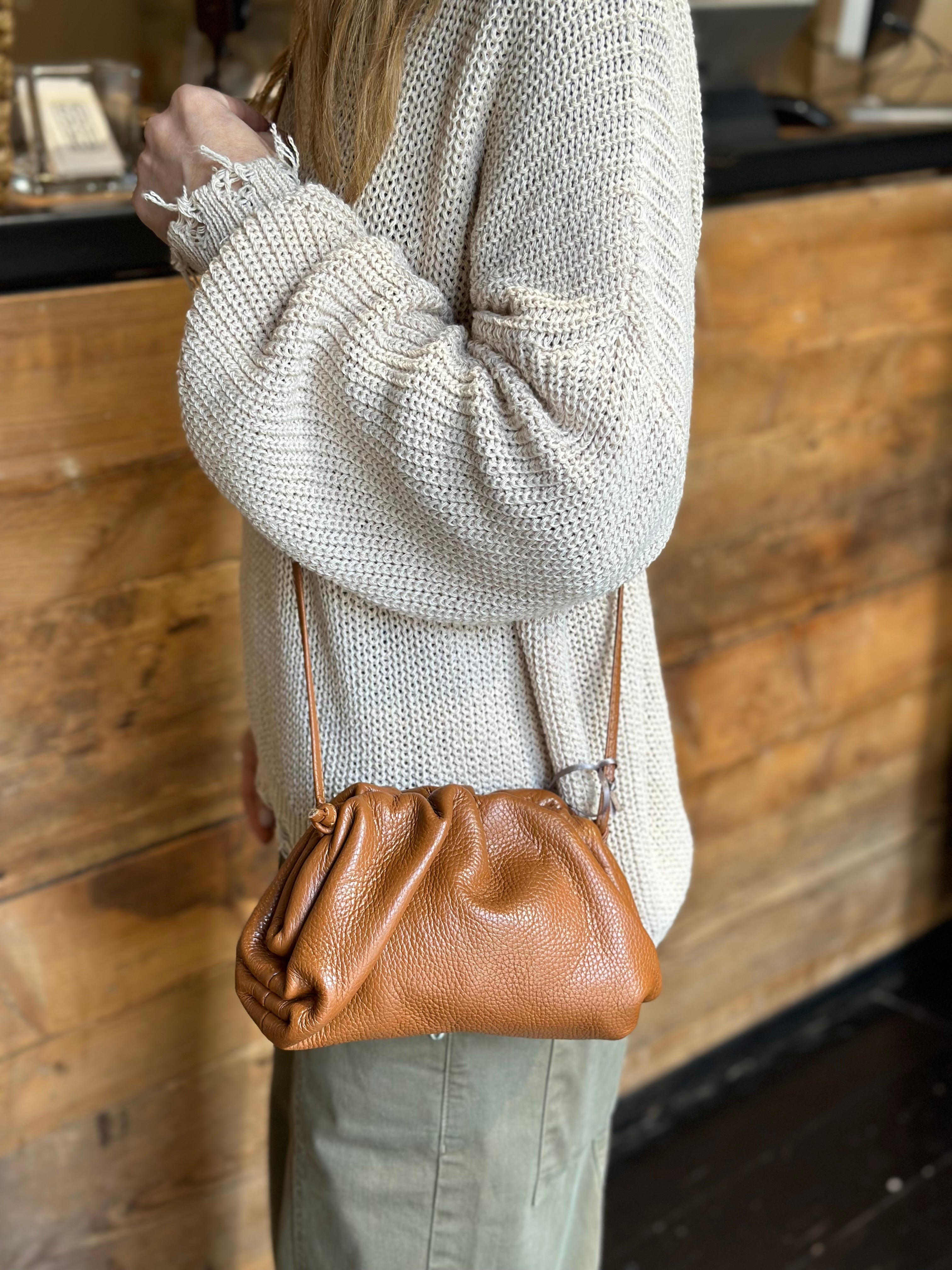 Borsa Clutch Piccola Cuoio _ Soku