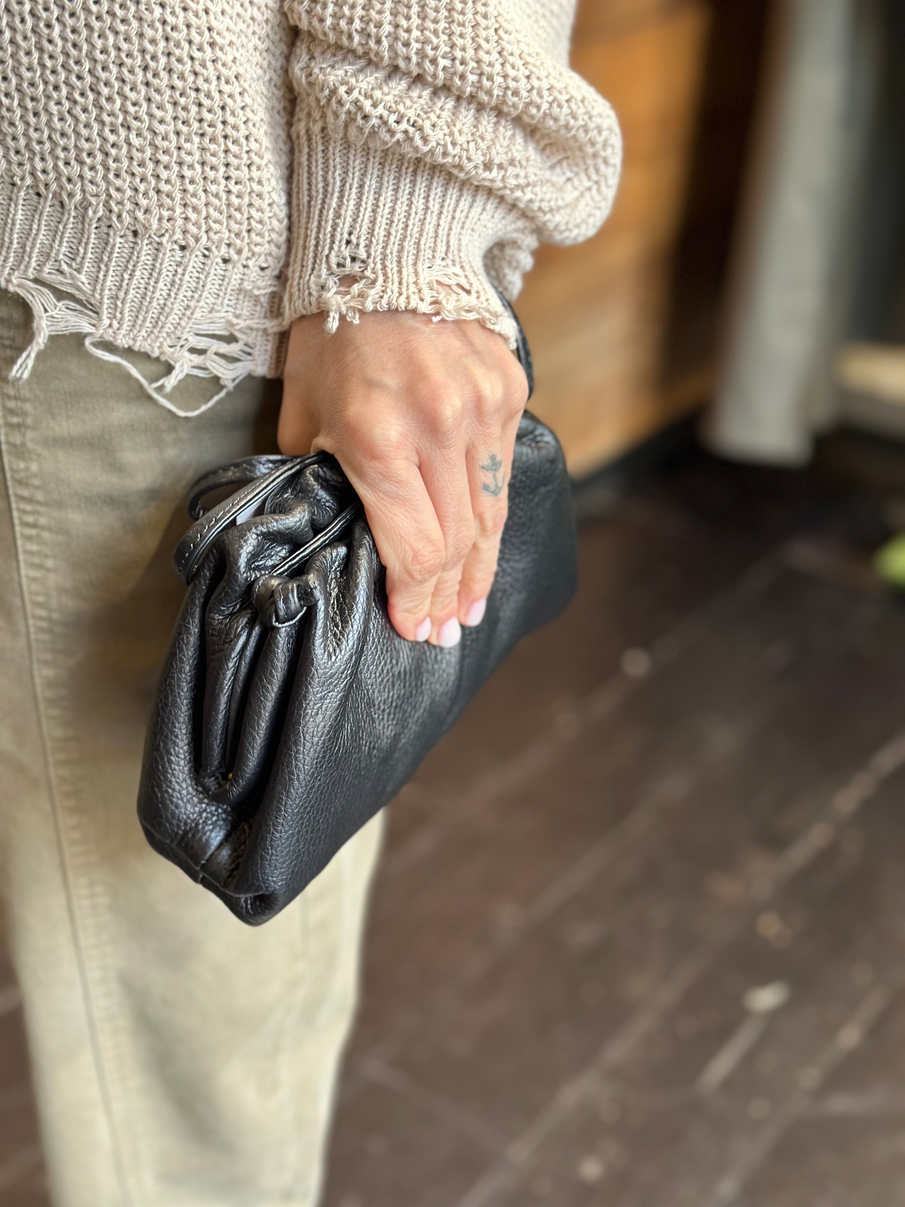Borsa Clutch Piccola Nero _ Soku