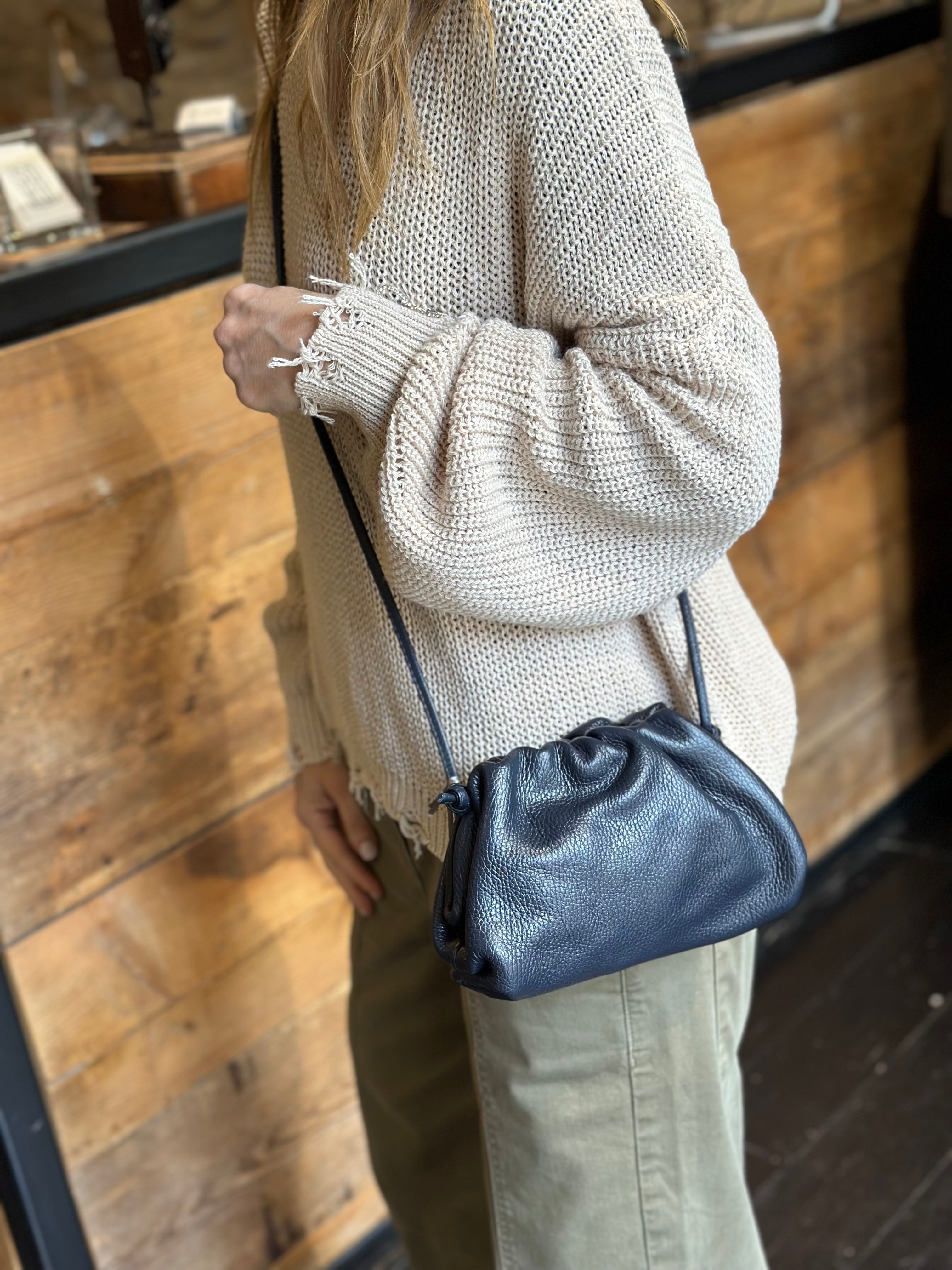 Borsa Clutch Piccola Blu _ Soku