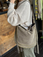 Borsa Borchie Taupe _ Soku