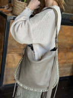 Borsa Borchie Taupe _ Soku