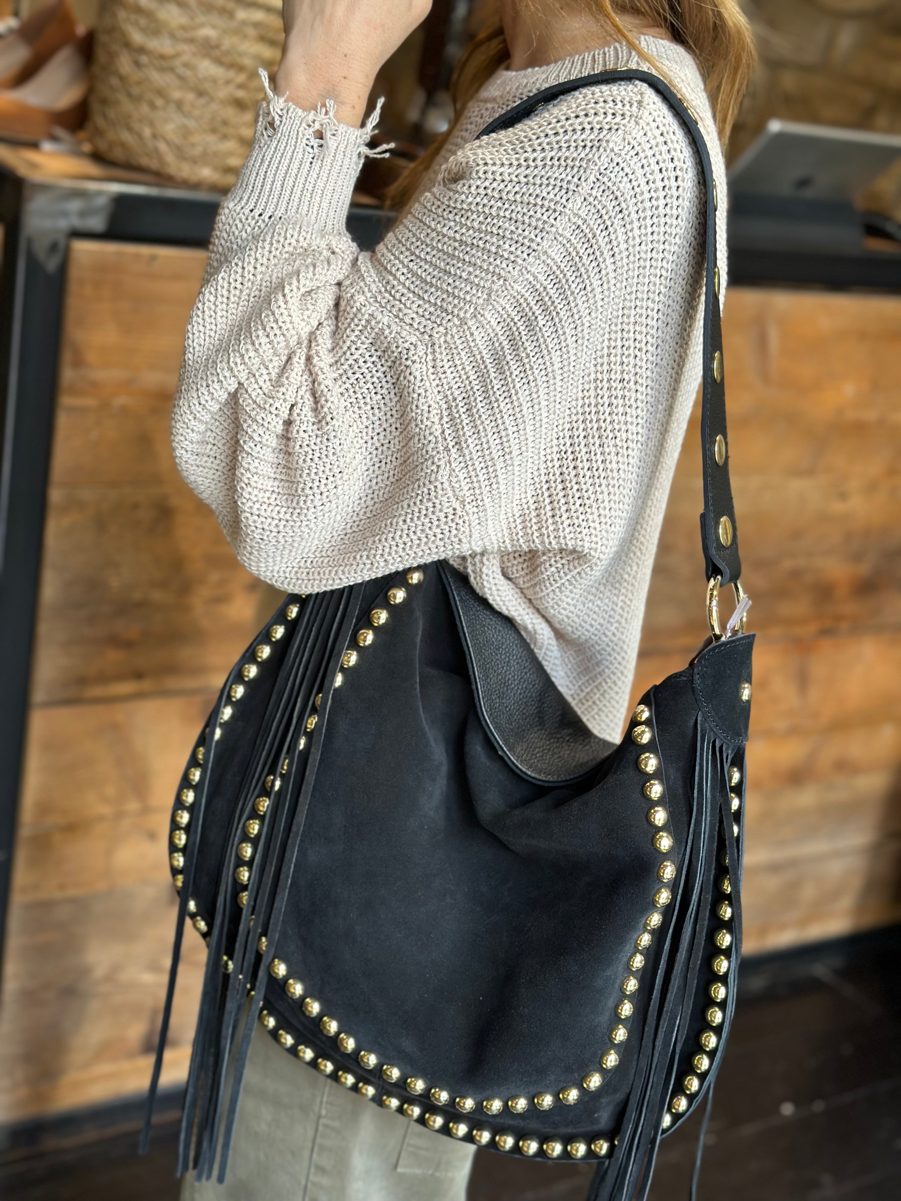 Borsa Borchie Nero _ Soku