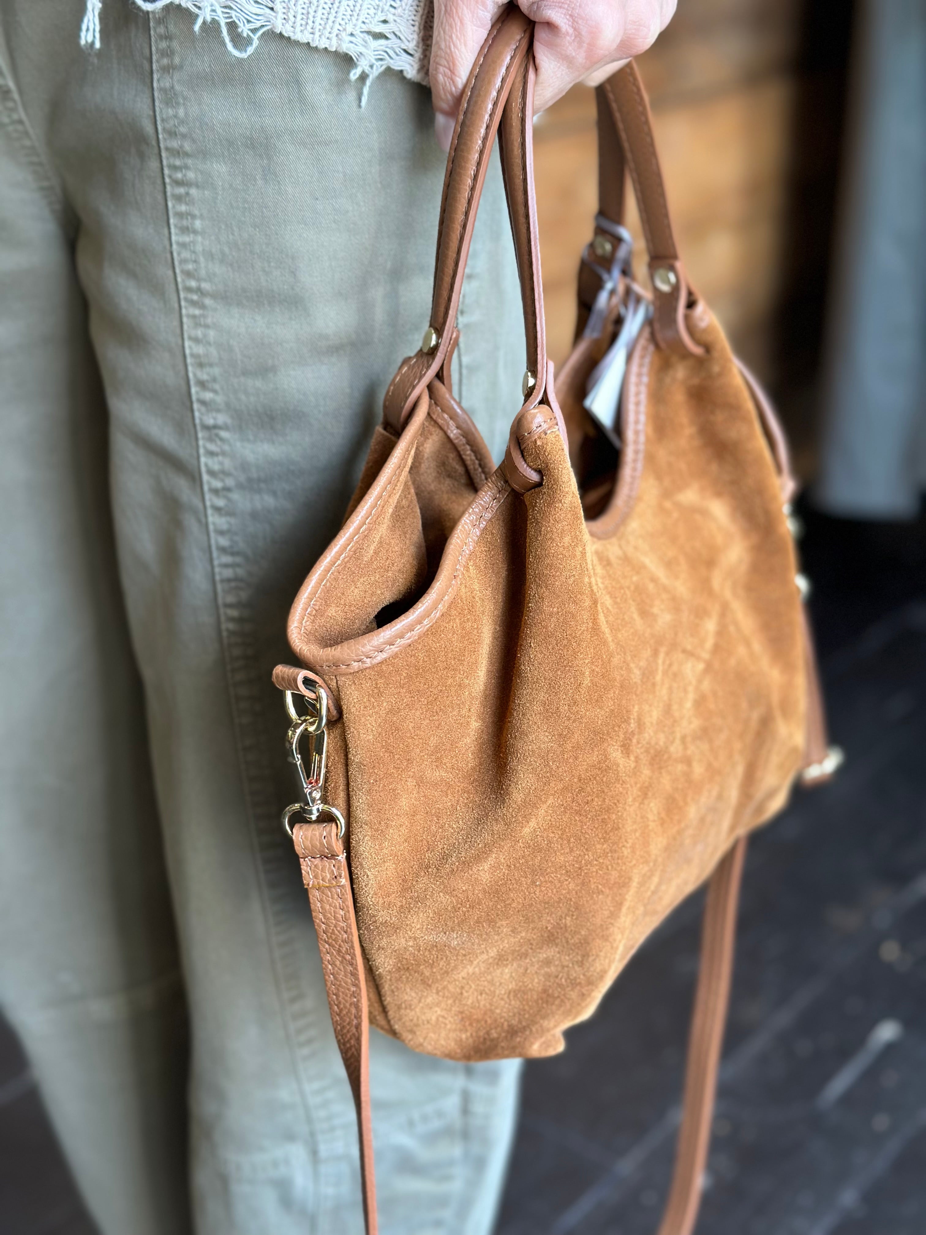 Borsa Suede Cuoio _ Soku