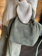 Borsa Suede Verde _ Soku