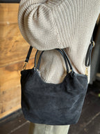 Borsa Suede Nero _ Soku