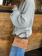 Borsa Morsetto Cuoio _ Soku