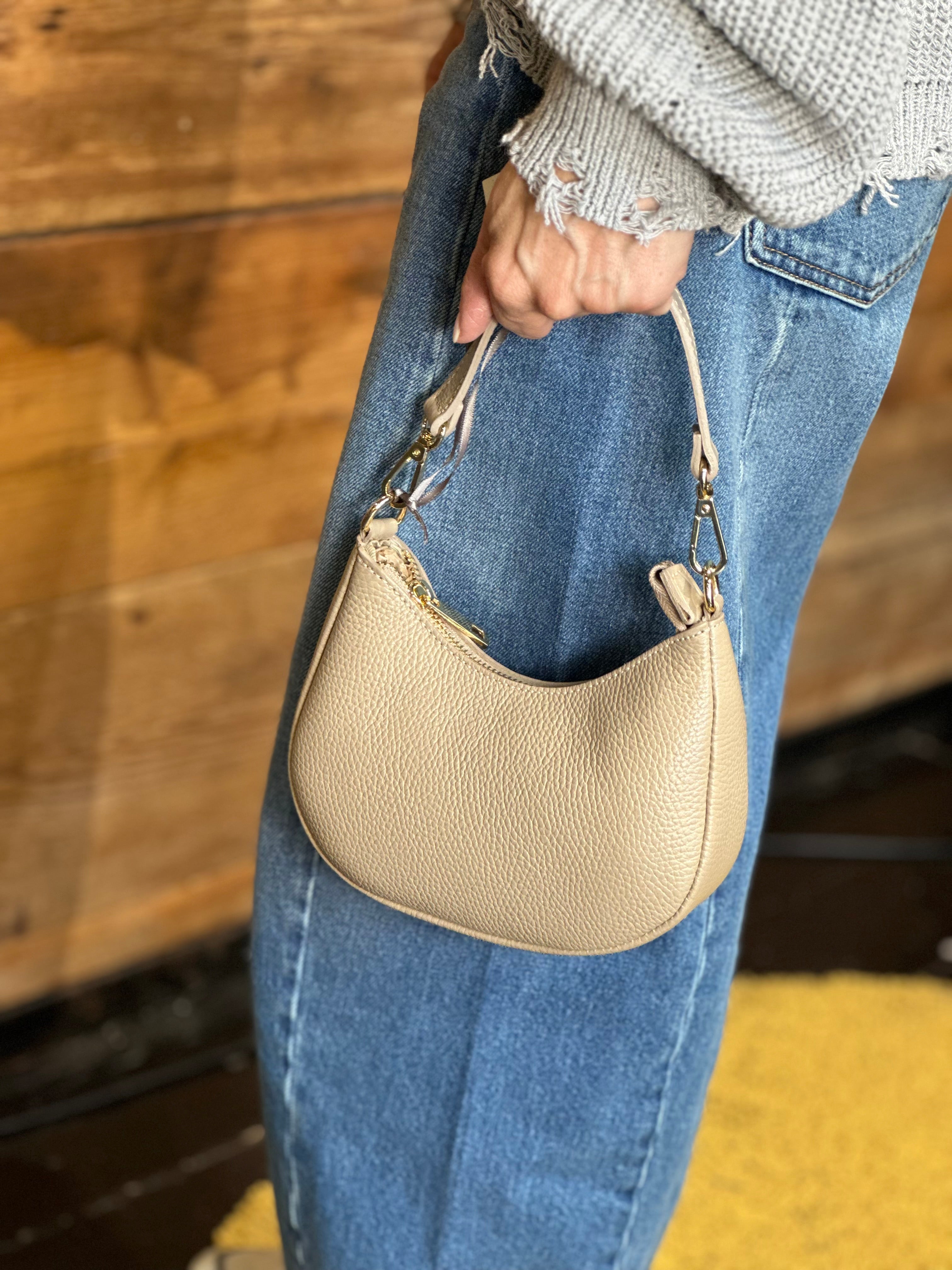 Borsa Mezzaluna Beige _ Soku