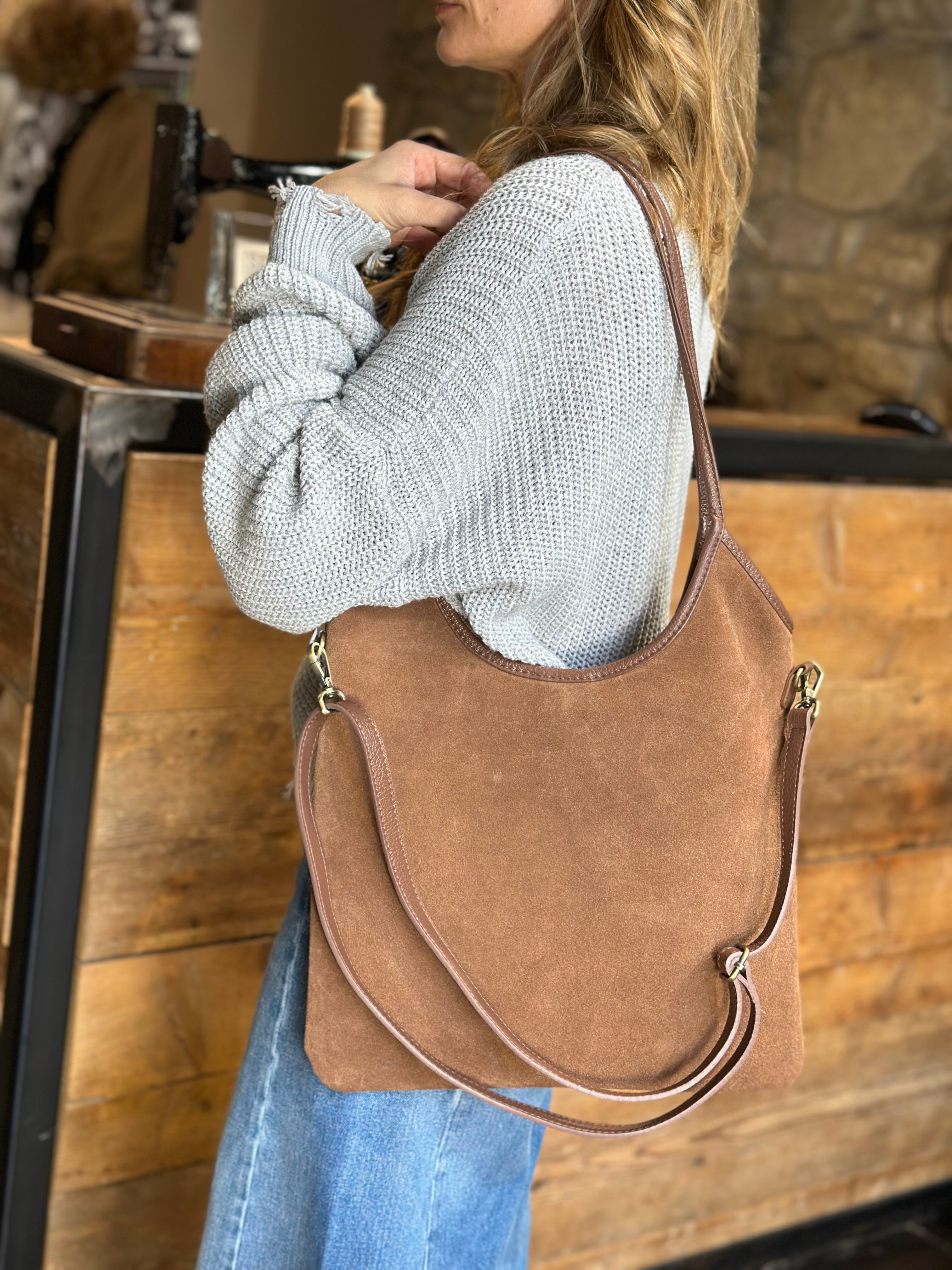 Borsa Piatta Marrone _ Soku