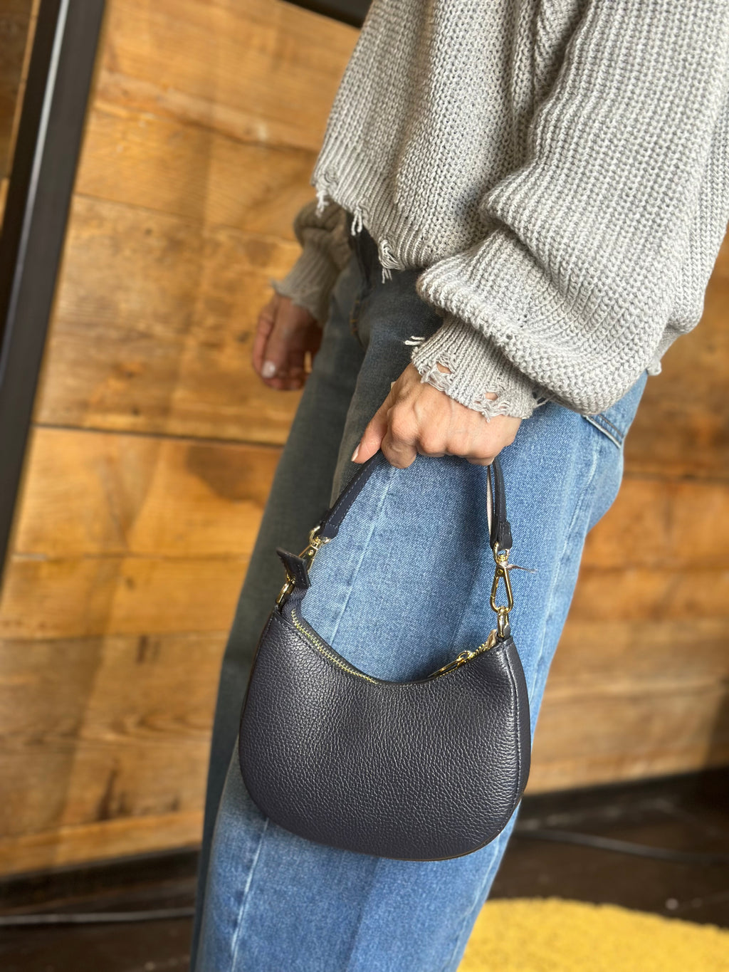 Borsa Mezzaluna Blu _ Soku
