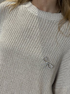Maglia Rotture Beige _ MI.LE.for soku