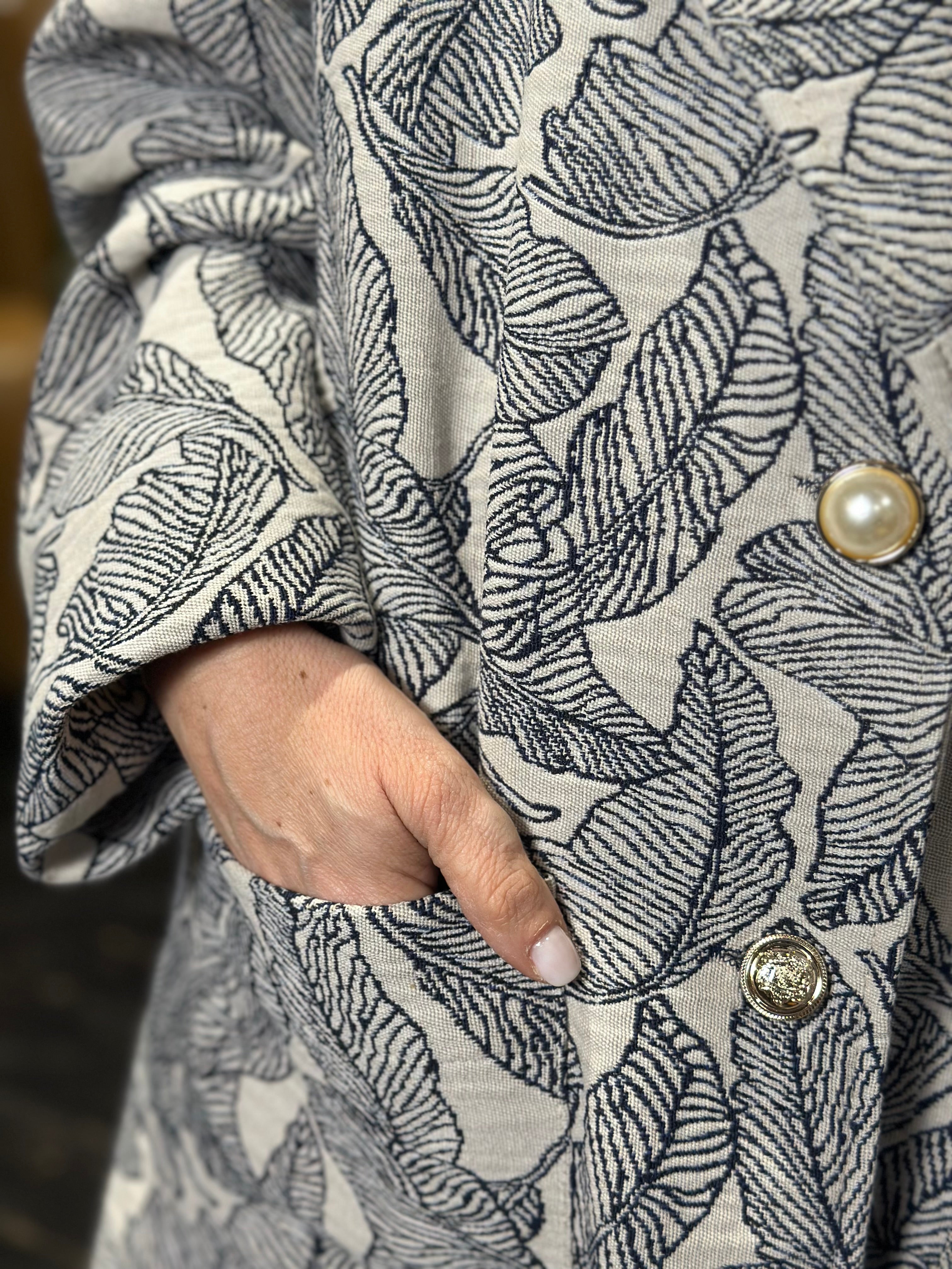 Giacca Over Damascata _ Myastreet