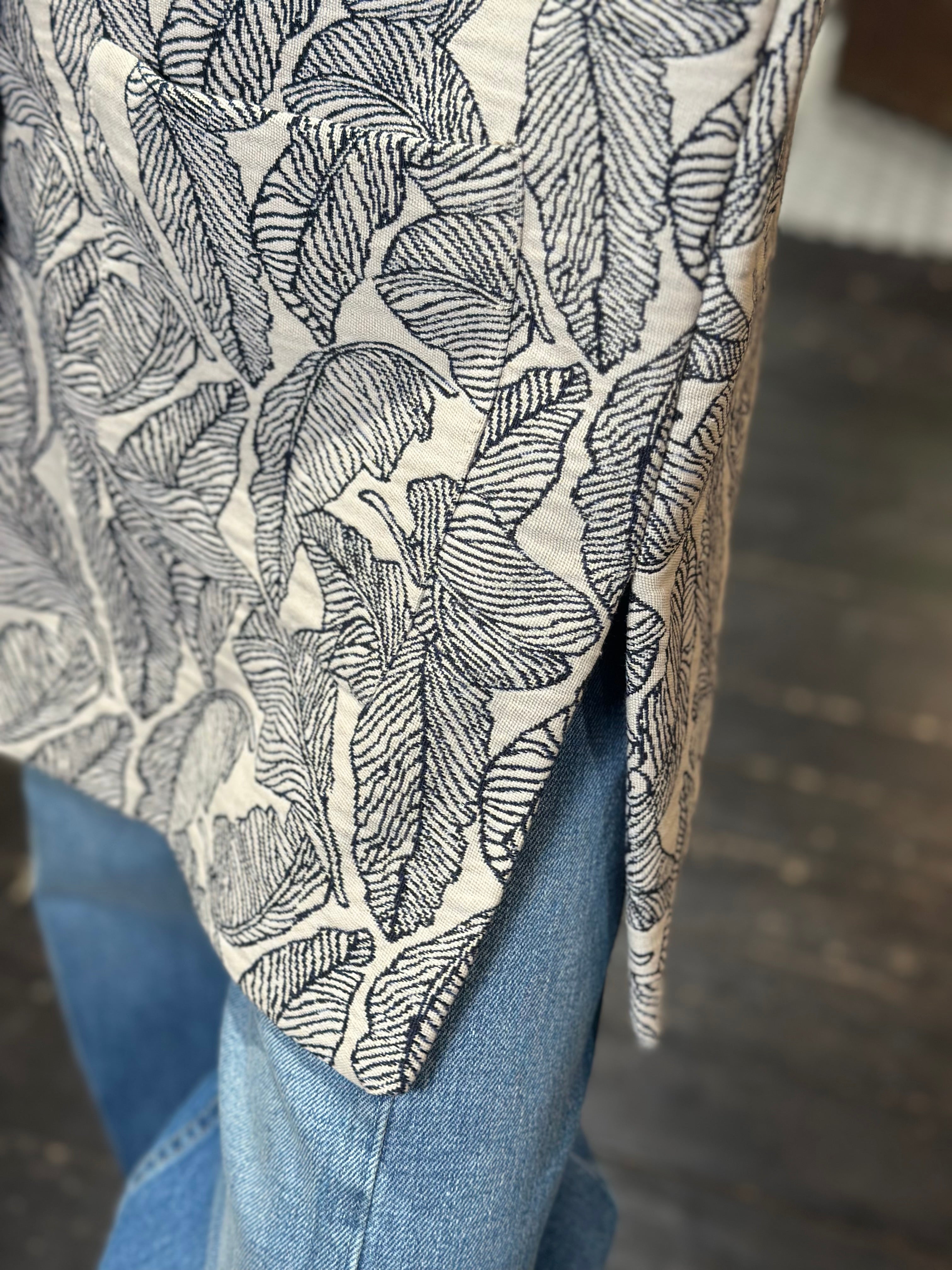 Giacca Over Damascata _ Myastreet