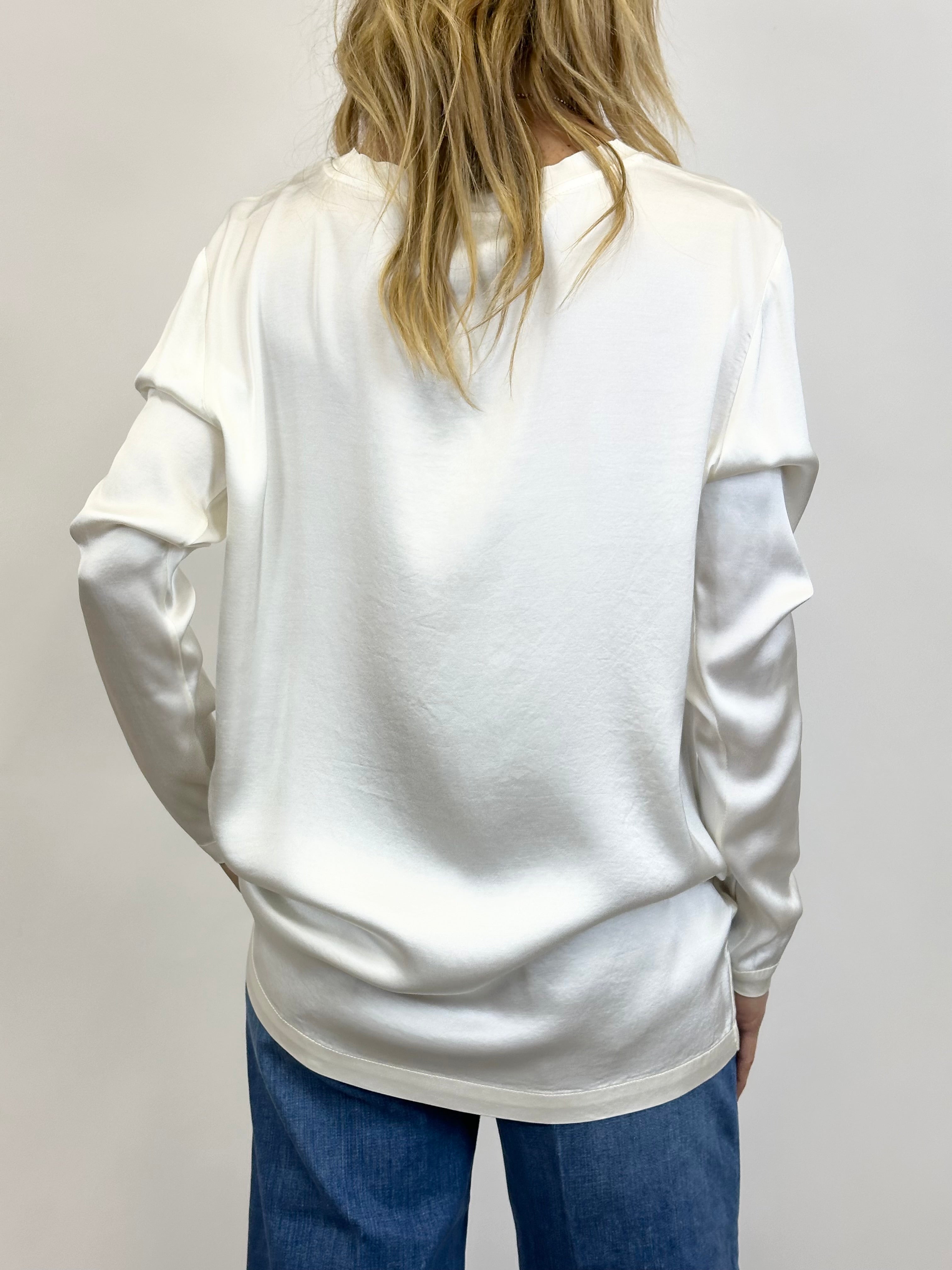 Casacca manica lunga Panna _ Vicolo