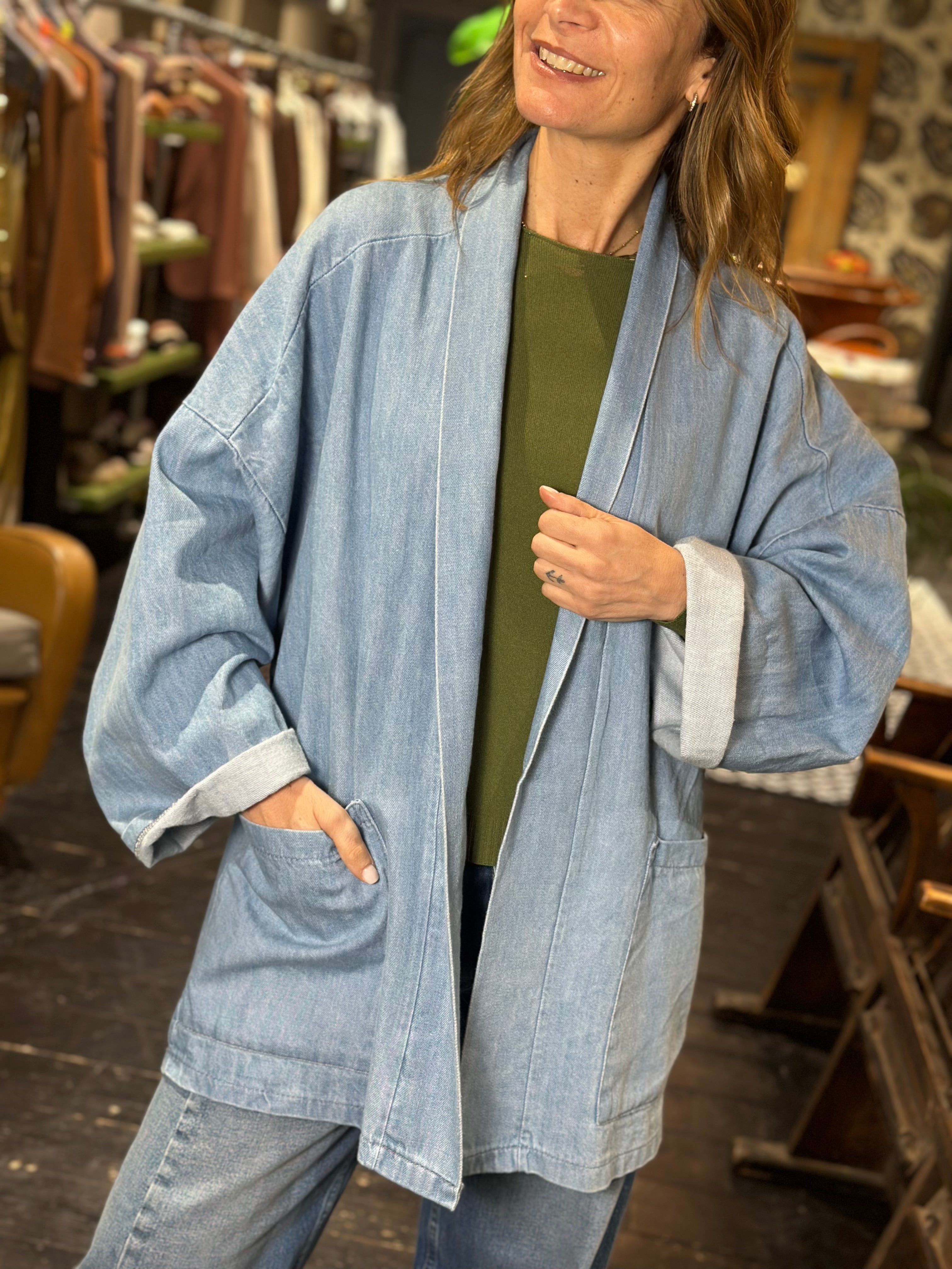 Kimono in Jeans _ MI.LE. for soku