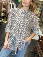 Camicia Fantasia Blu _ MI.LE.for soku