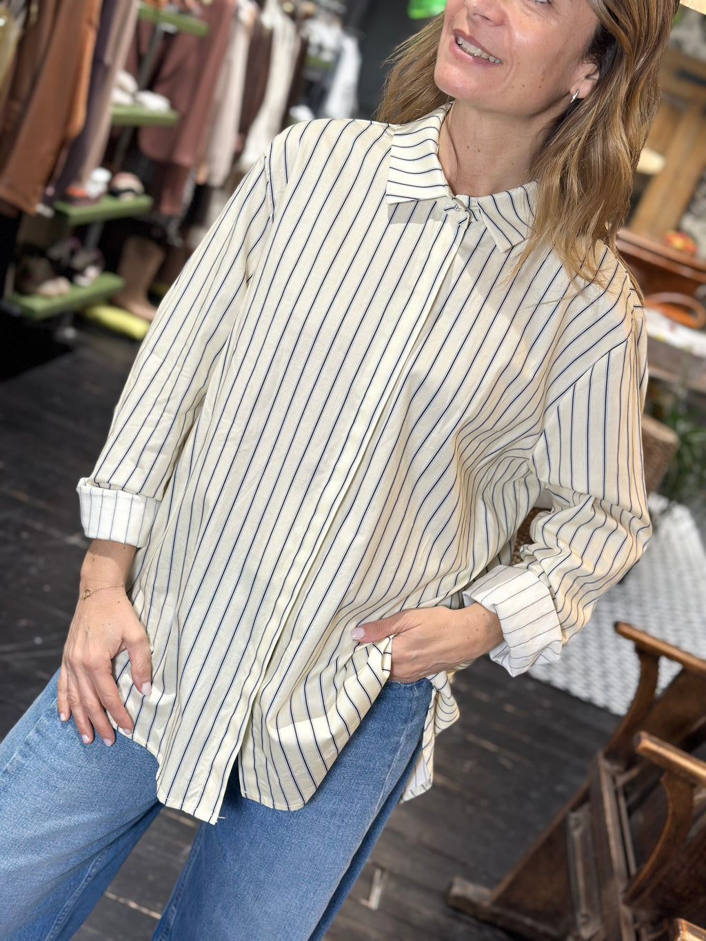 Camicia Gialla con Riga _ MI.LE. for soku