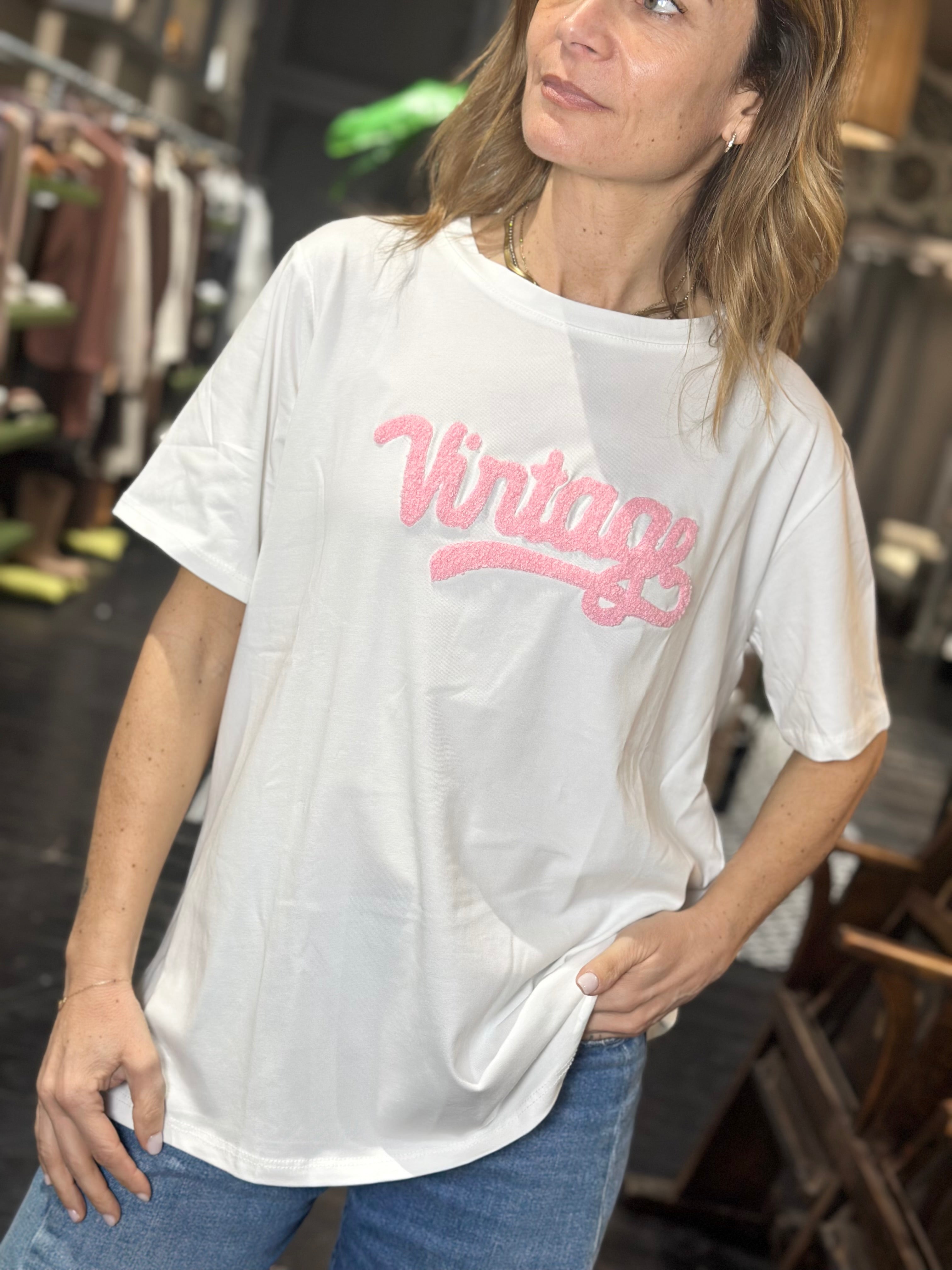 T-Shirt Vintage Rosa _ MI.LE. for soku
