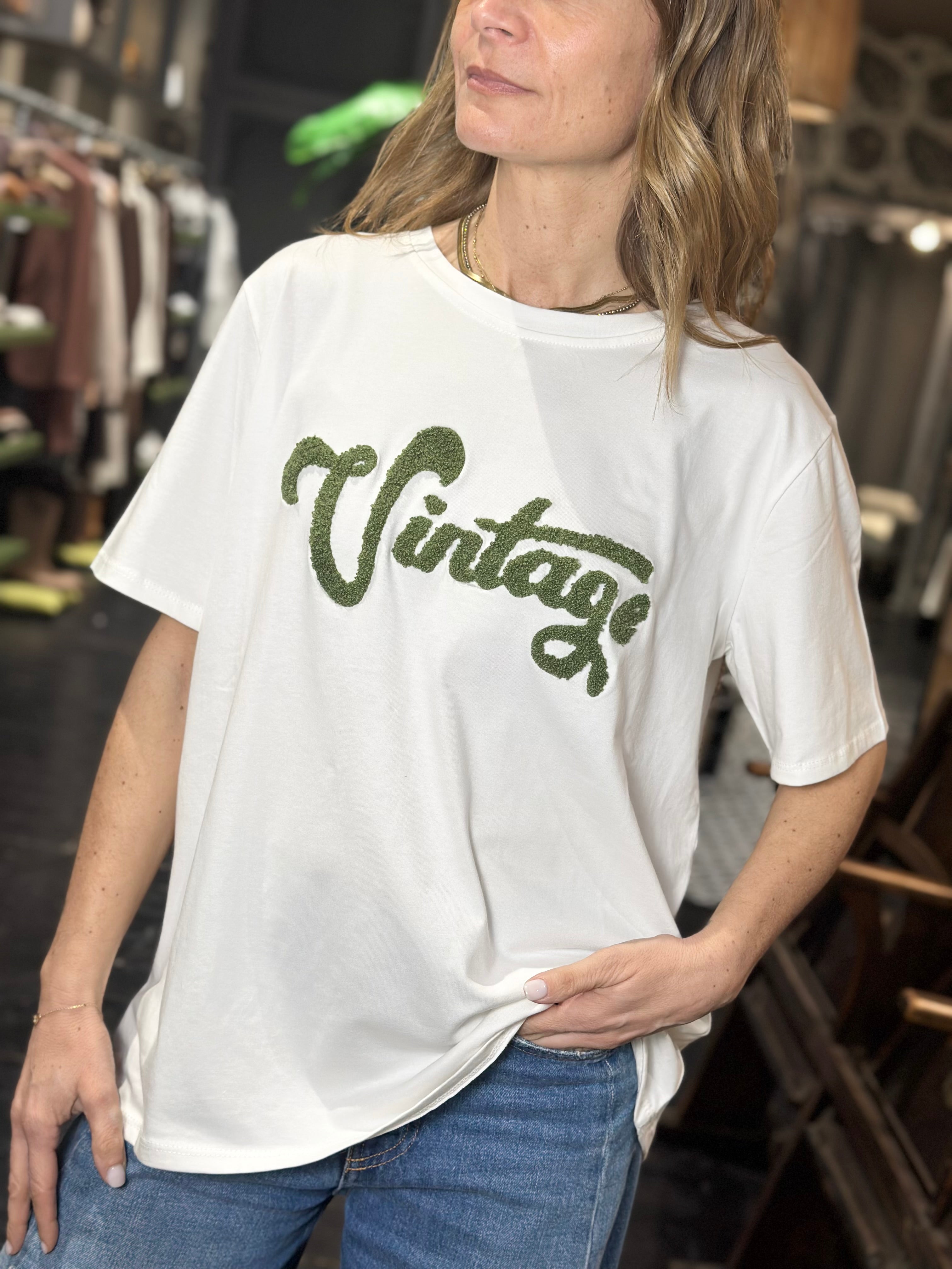 T - Shirt Vintage Verde _ MI.LE. for soku