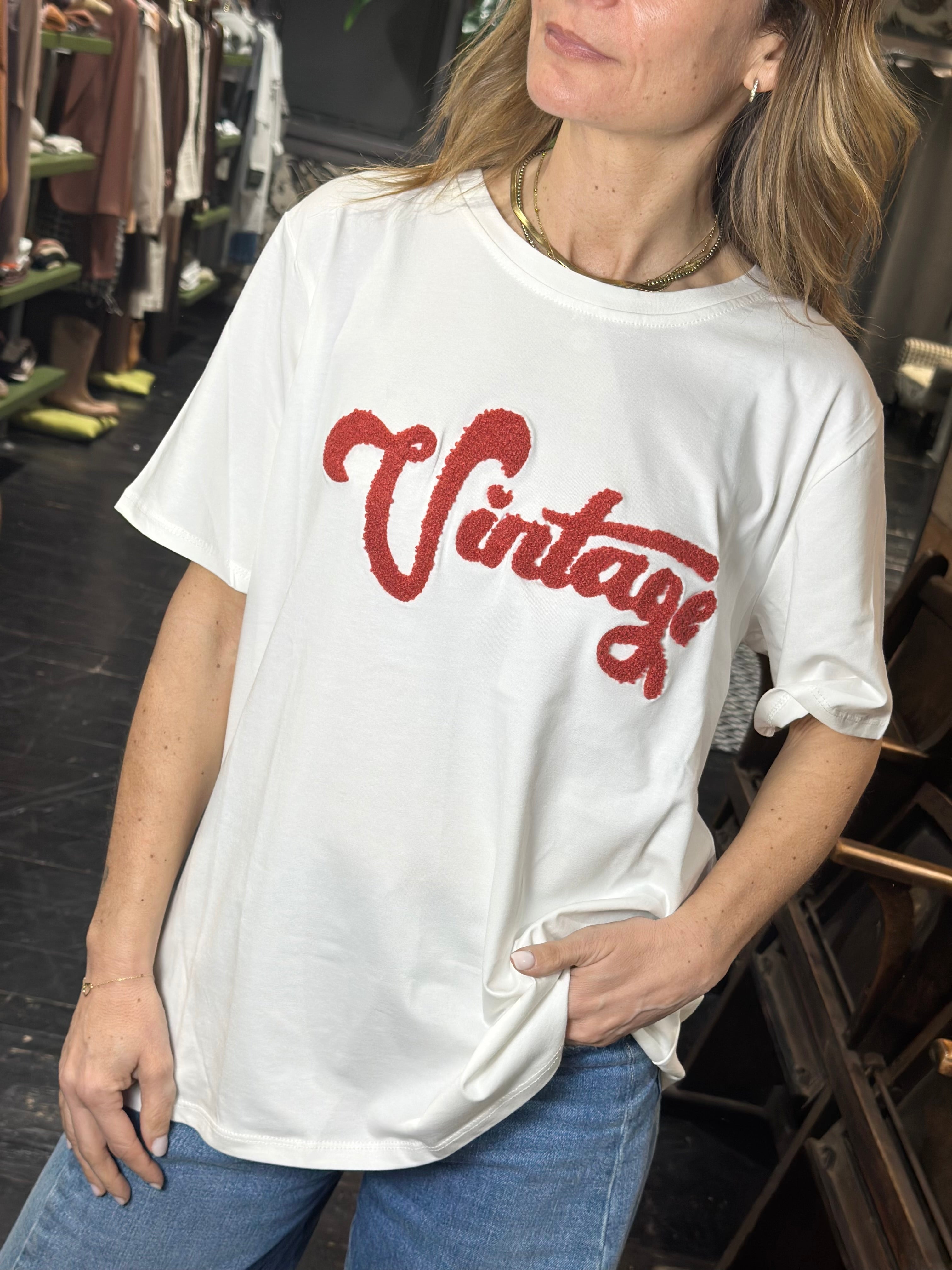 T-Shirt Vintage Rosso _ MI.LE. for soku