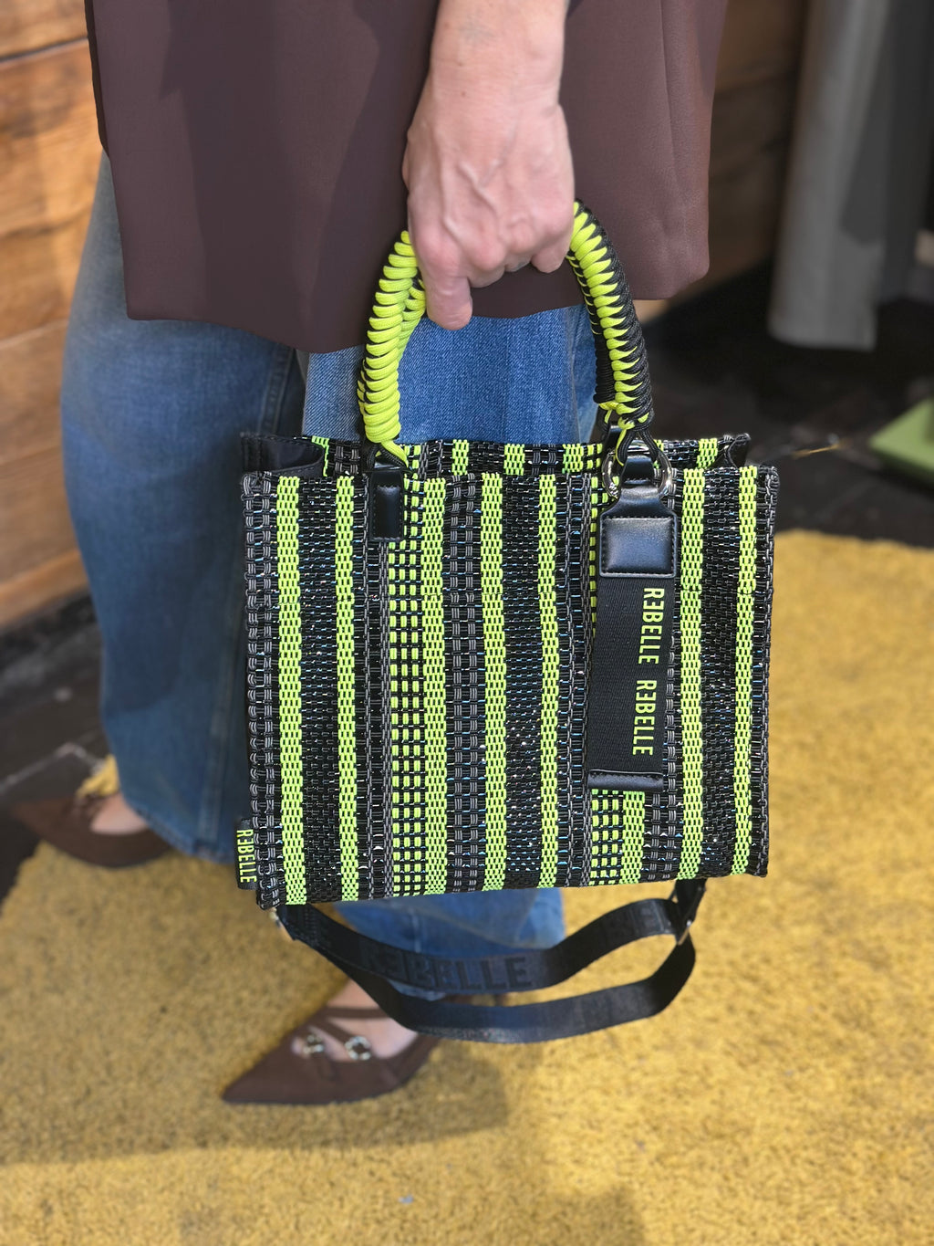 Borsa Poppy Identity Lime _ Rebelle