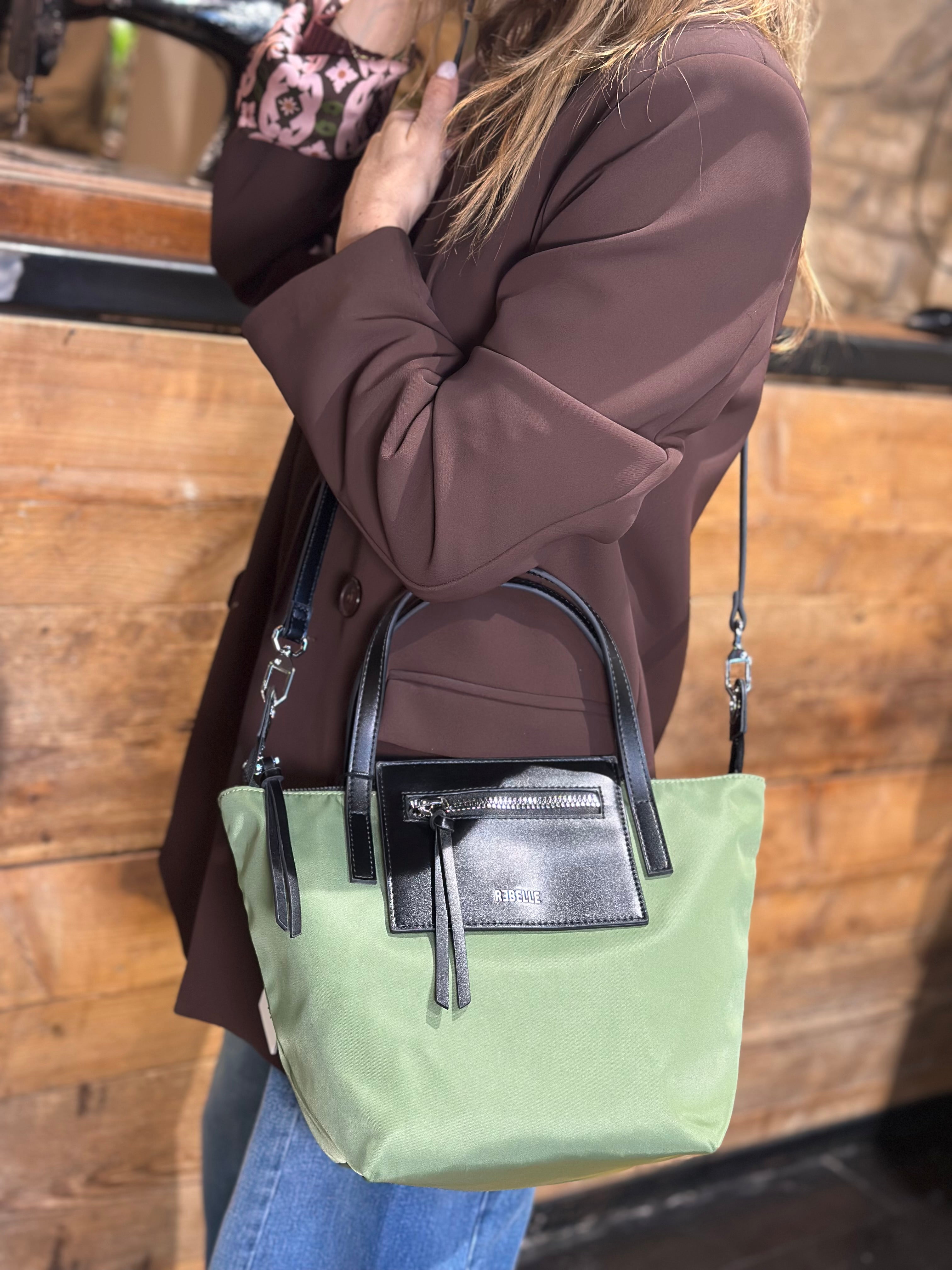 Shopping Noa Small Olive _ Rebelle